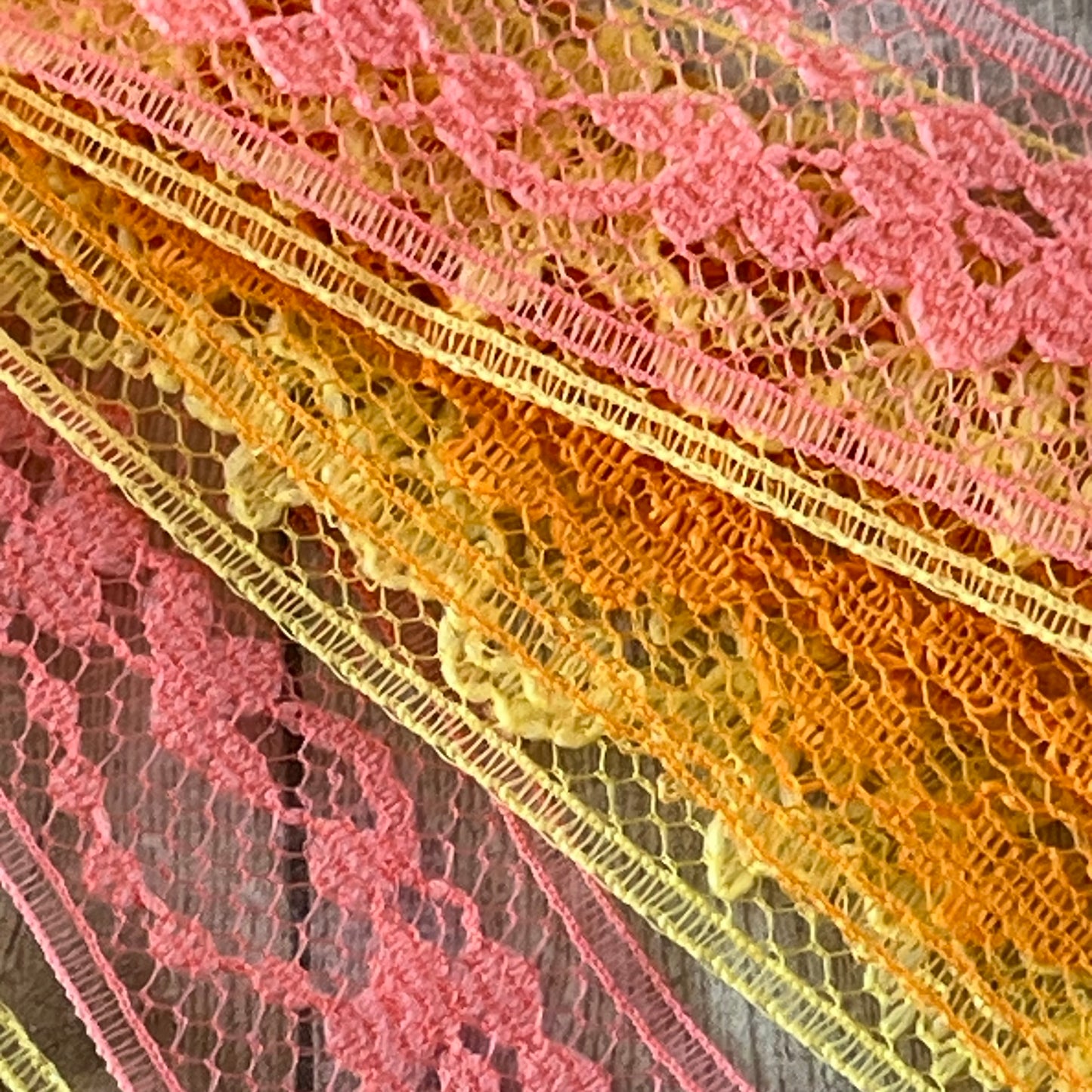 Sunset Boho Vintage Lace Earrings