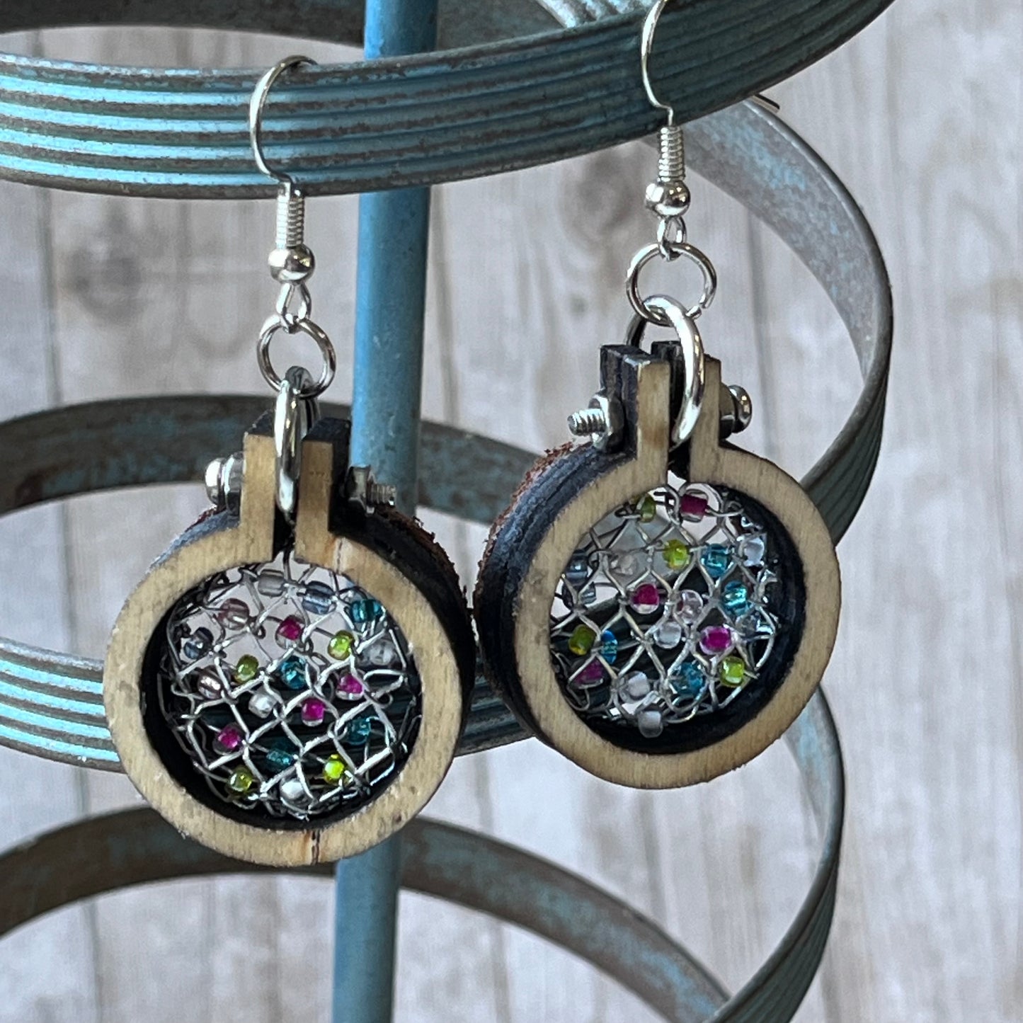 Chicken Wire Sun Catcher Earrings