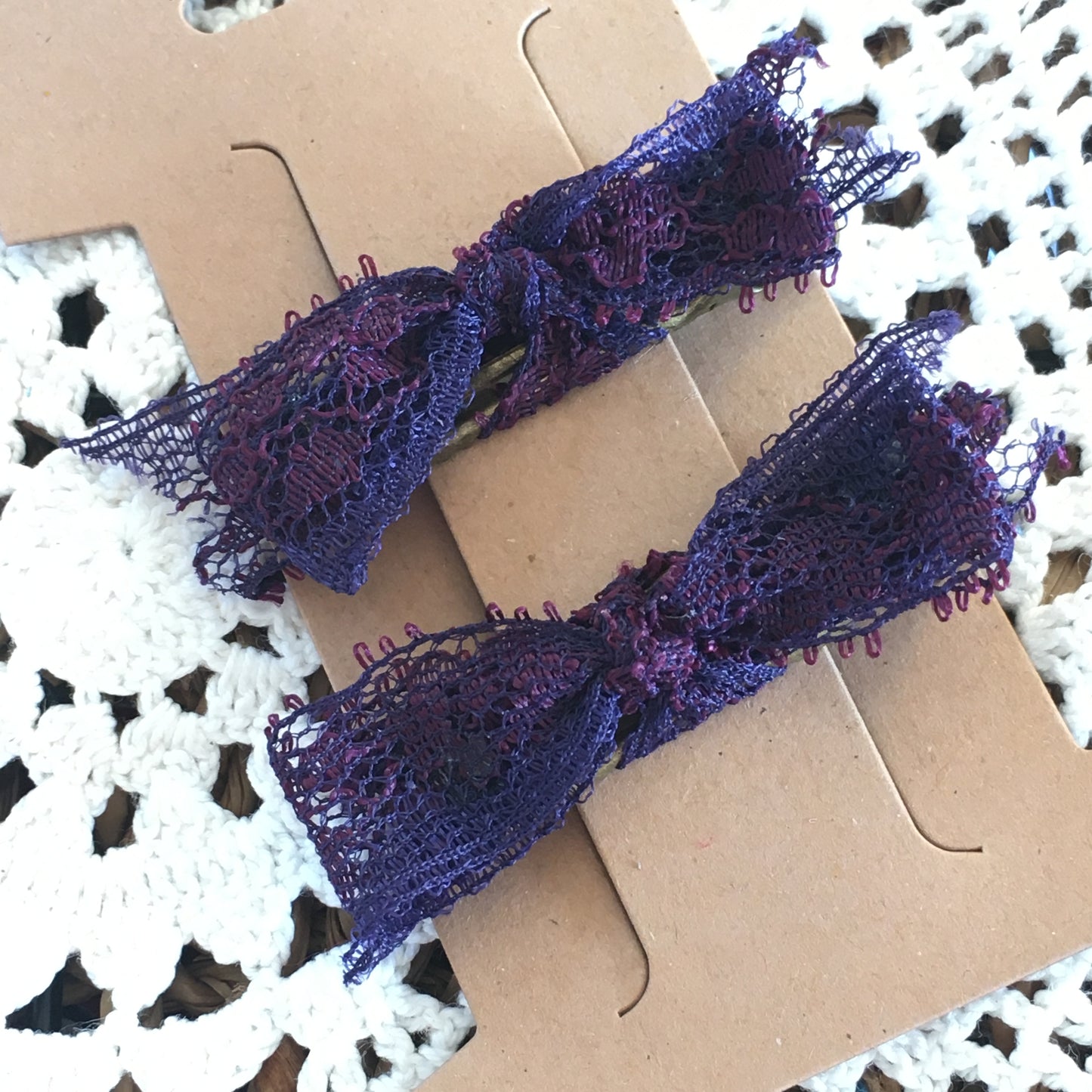 Cute Lace Hair Clip Pair