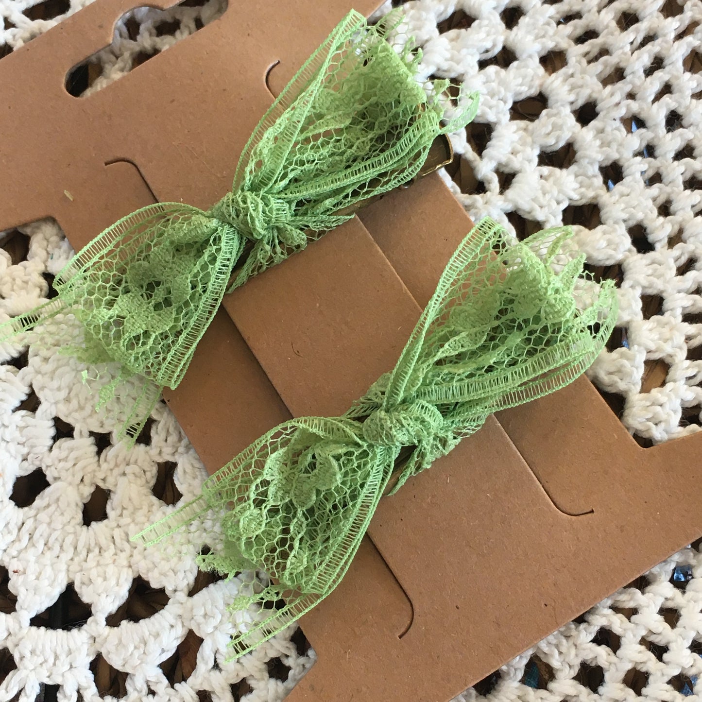 Cute Lace Hair Clip Pair