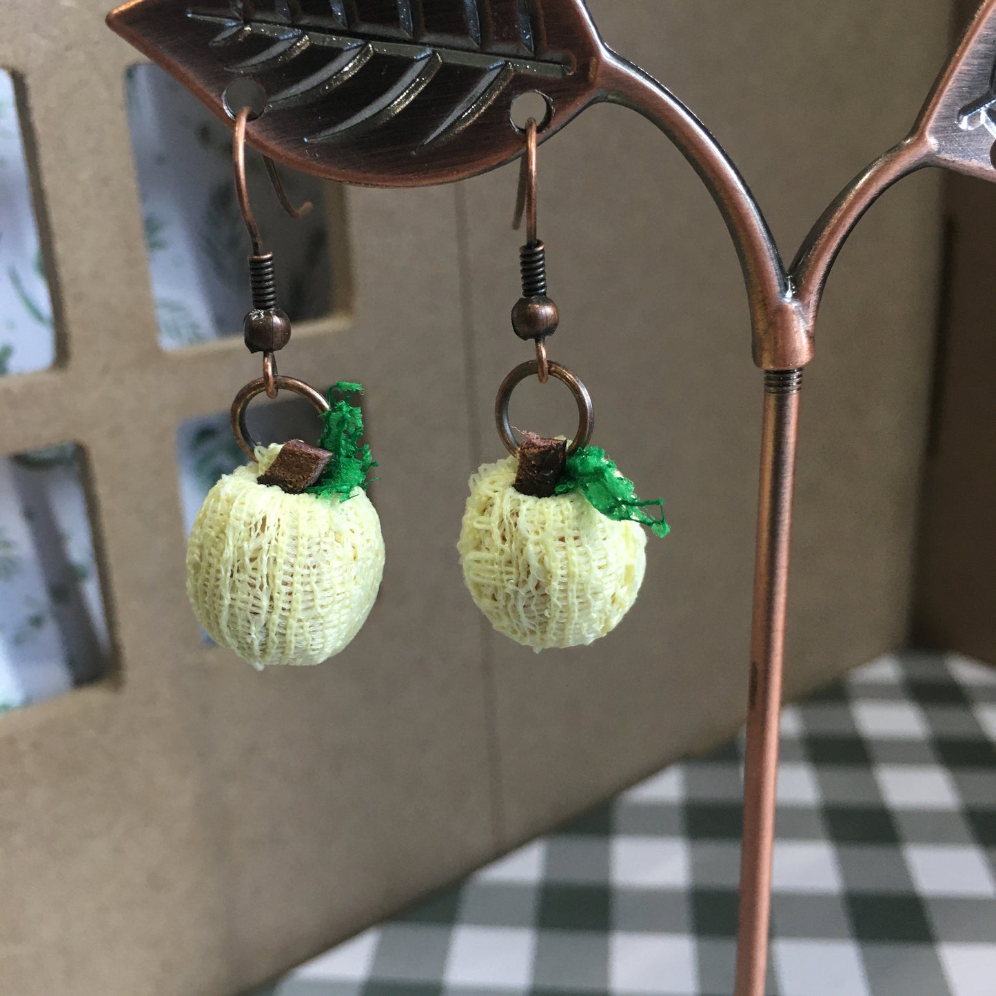 Yellow Apple Earrings