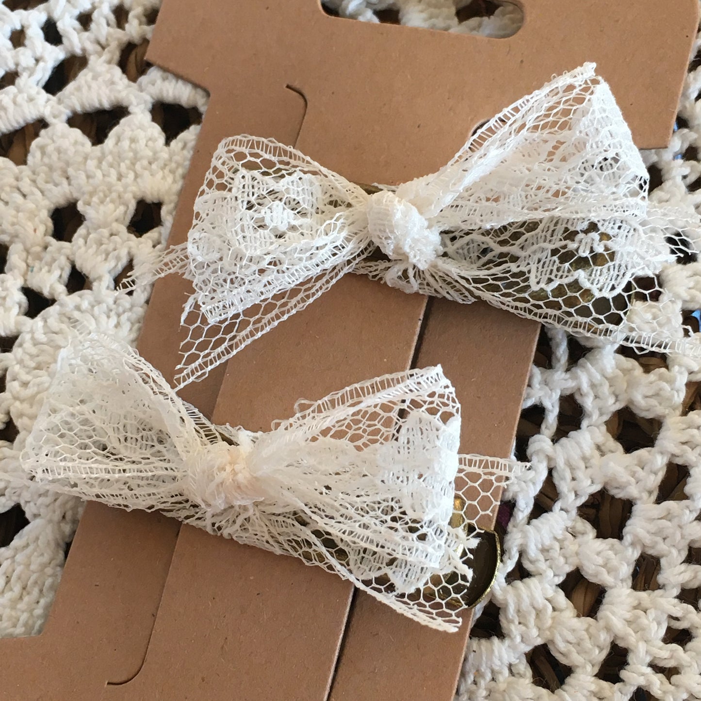 Cute Lace Hair Clip Pair