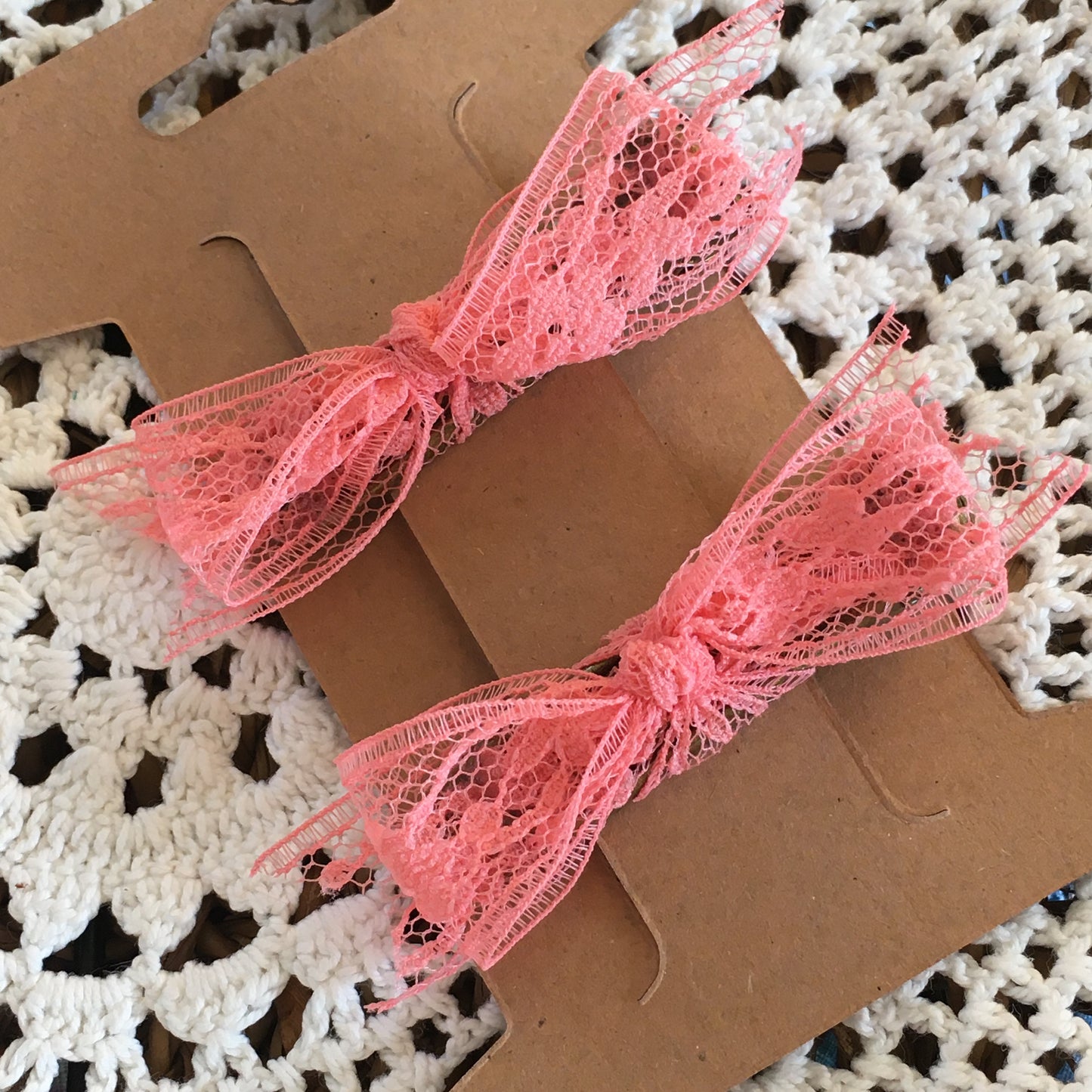 Cute Lace Hair Clip Pair