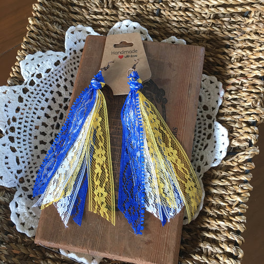 Custom Game Day Lace Earrings