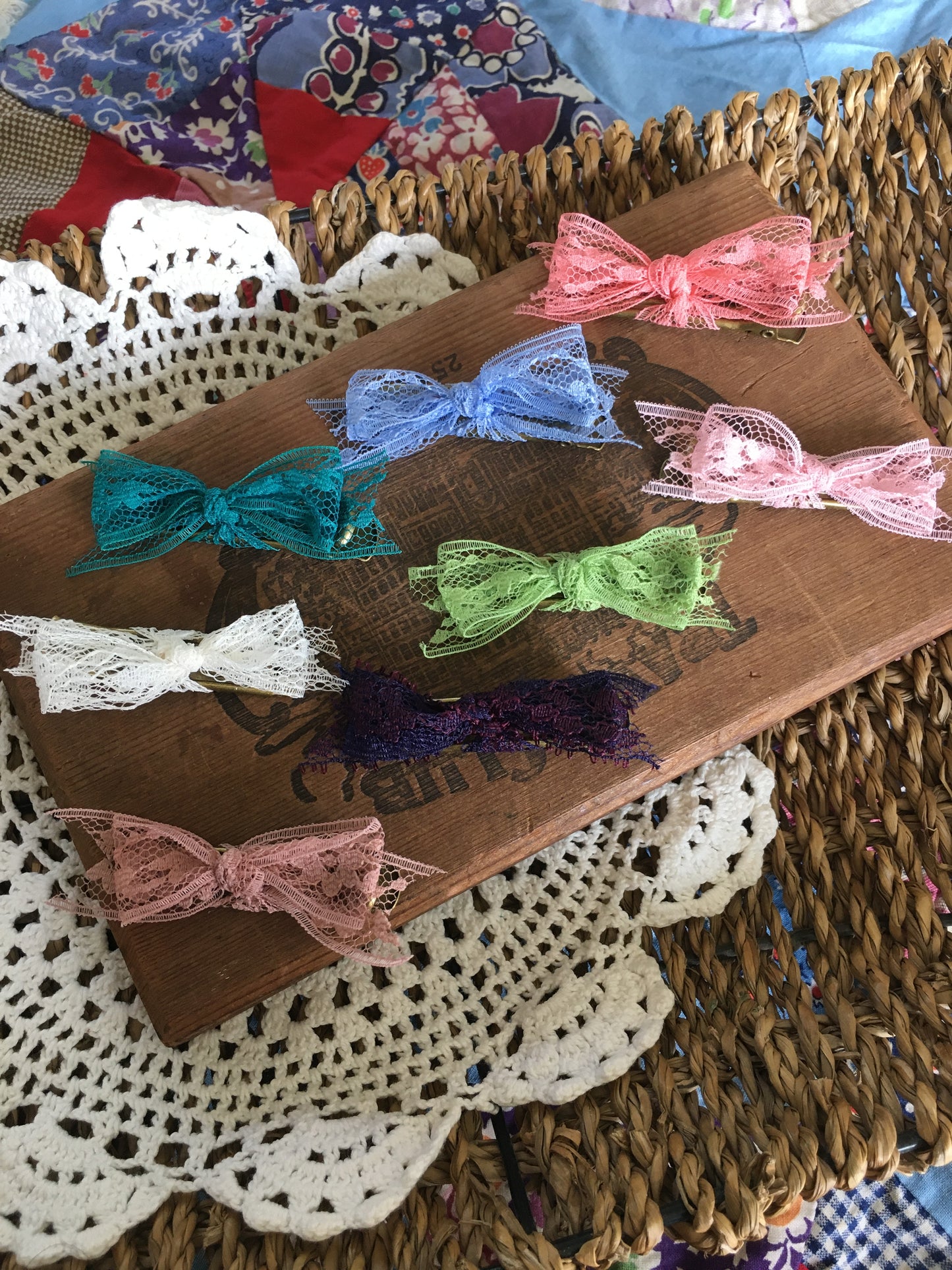 Cute Lace Hair Clip Pair