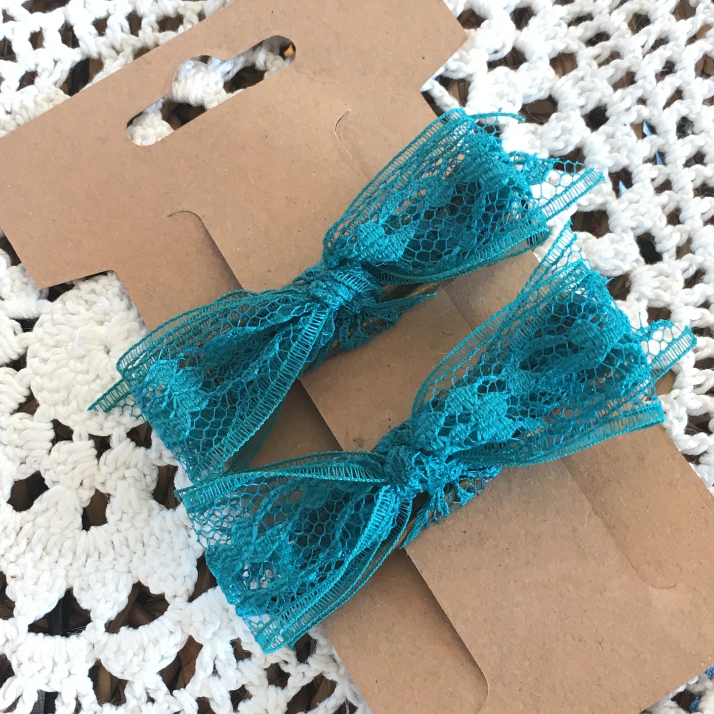 Cute Lace Hair Clip Pair