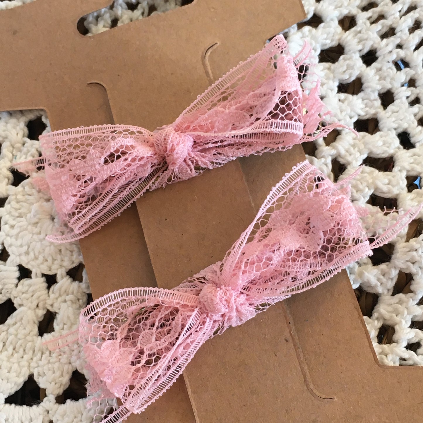 Cute Lace Hair Clip Pair