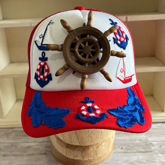 Ship’s Captain Red Trucker Hat
