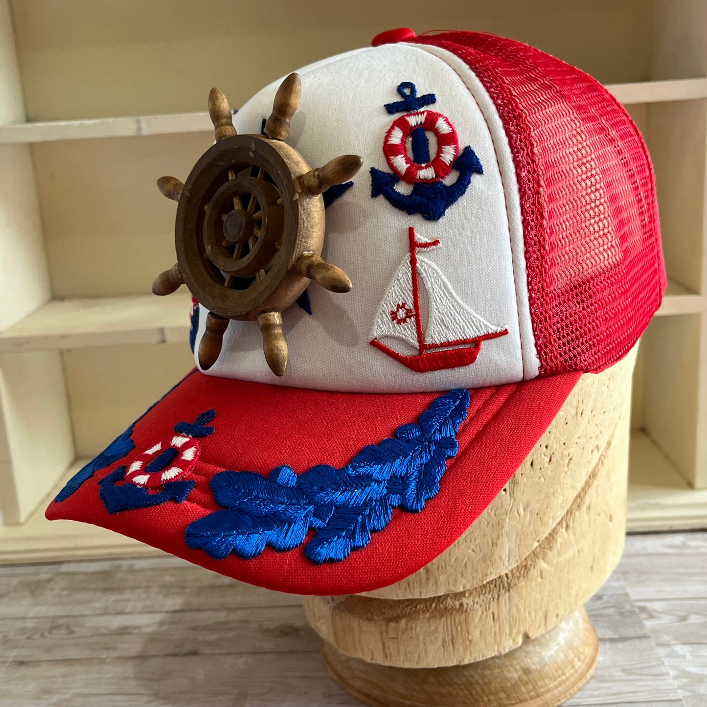 Ship’s Captain Red Trucker Hat